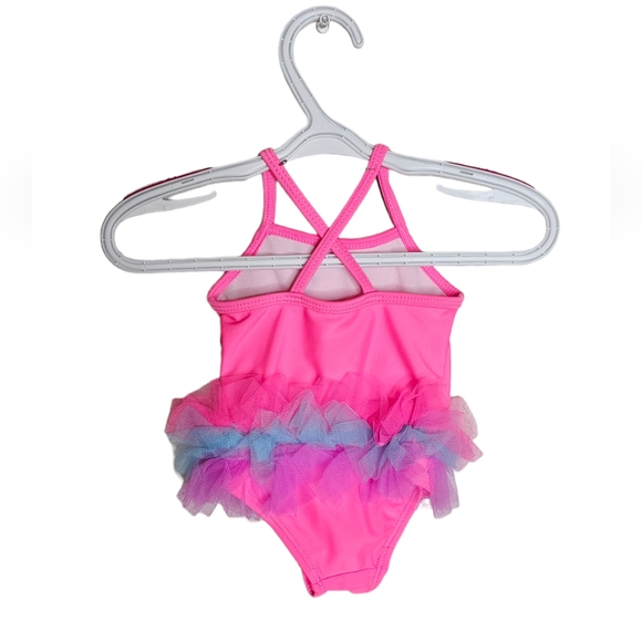 Wonder Nation Unicorn Tutu Swimsuit Size 0-3 New Without Tag - Picture 4 of 4